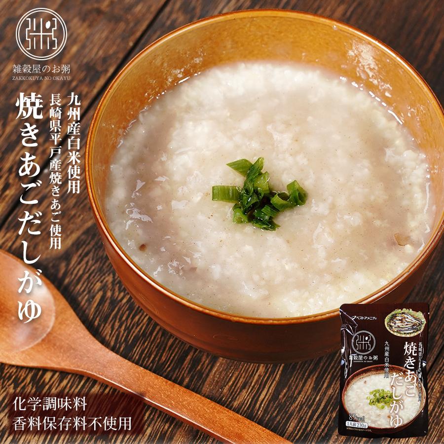 レトルト おかゆ 焼あごだしがゆ 230g 国産 九州産白米使用 – 自然派