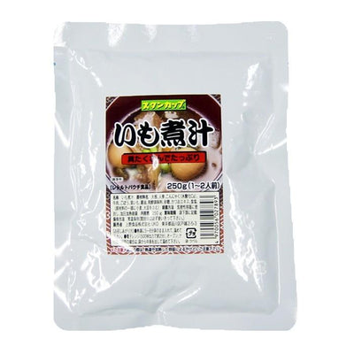 レトルト いも煮汁250ｇ 醤油味 具だくさんレトルトみそ汁 長期１年保存　非常食・保存食 - 自然派ストア Sakura