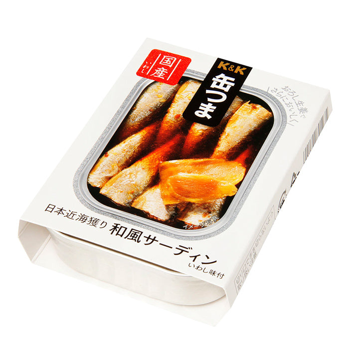 おつまみ　缶詰　105ｇ　缶つま　惣菜　国分　日本近海獲り　–　自然派ストアSakura本店　和風サーディン　おかず
