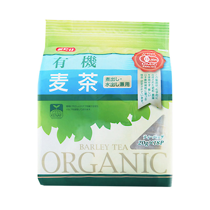 有機JAS認定 有機麦茶 360g(20g×18袋)（煮出し 冷水用）ティー