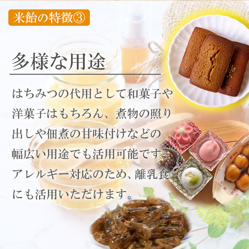 餅米飴 220ｇ（ライス シロップ） 体に優しい 甘味料 国産 ヴィーガン 乳幼児対応 無添加