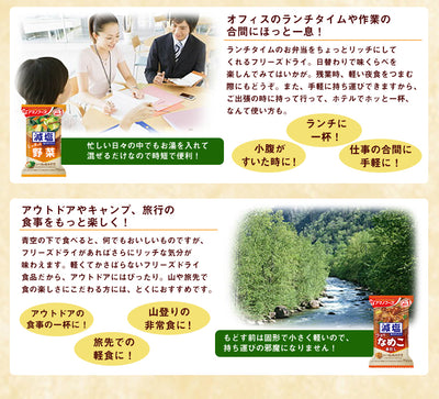 アマノフーズ 減塩 いつものおみそ汁バラエティセット 5種類計10食入り フリーズドライ
