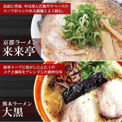 【ギフトボックス】ご当地ラーメン 西日本6店舗12食セット