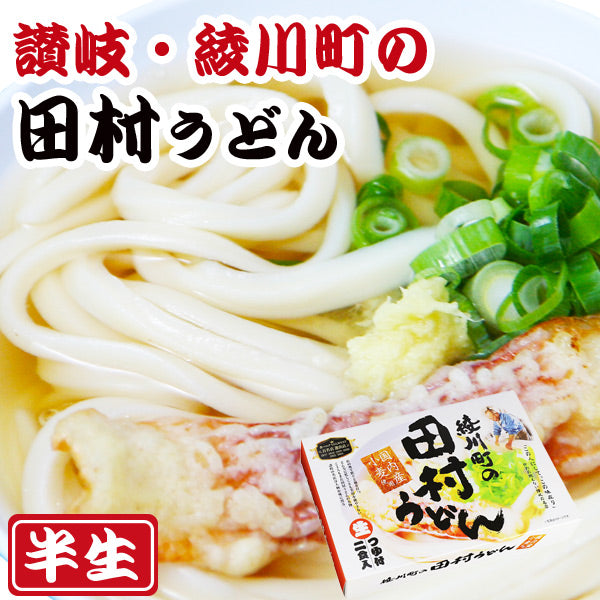 讃岐うどん　田村うどん 2食入（半生麺、箱）常温保存