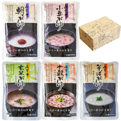 【ギフトボックス】レトルト おかゆ 永平寺 ５種類10食セット