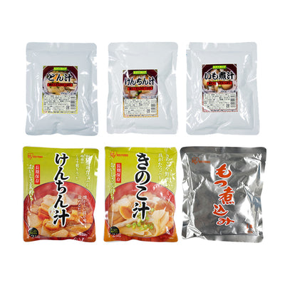 レトルト 常温保存 あったか具沢山汁 6種12食セット