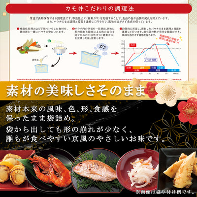 惣菜 おせちセット 五葉 約3～5人前 カモ井 22品 常温保存 2026年 お歳暮