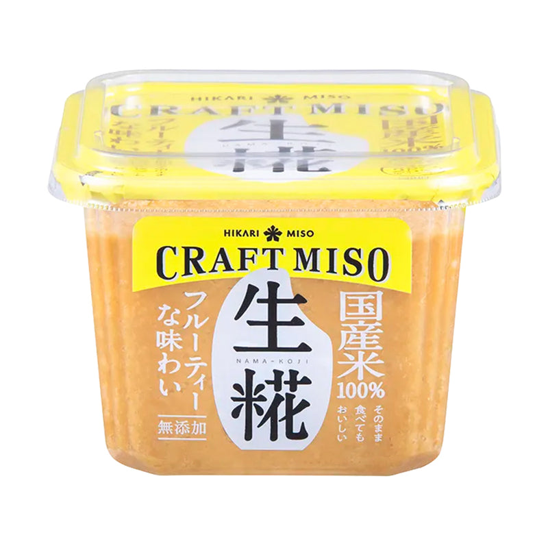 味噌 CRAFT MISO 生糀 650g 減塩 味噌汁 そのまま ディップ 無添加 非加熱