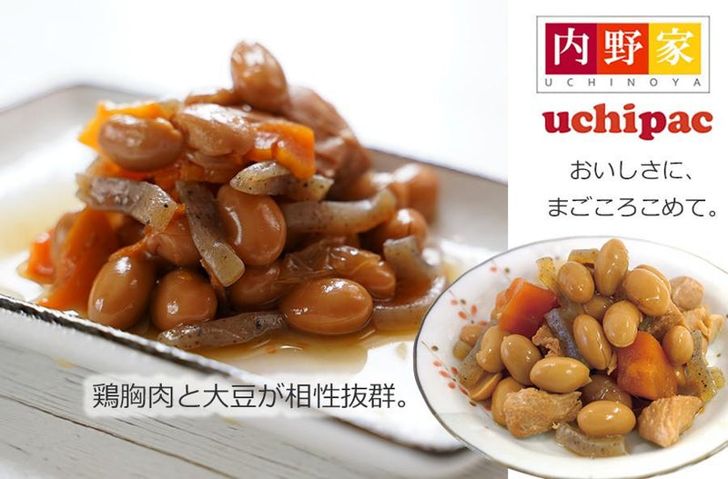 レトルト食品惣菜 鶏と大豆の旨煮 100g　無添加 常温保存 uchipac ウチパク ロングライフ　非常食 - 自然派ストア Sakura