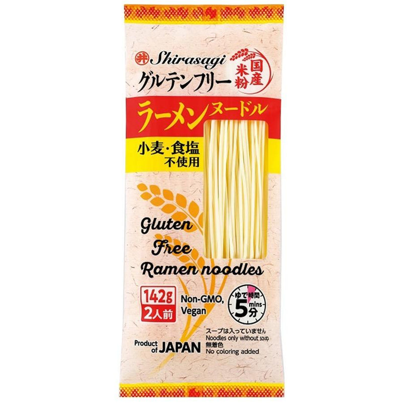 東亜食品 グルテンフリー 国産米粉 ラーメンヌードル 142g（2人前） 小麦・食塩不使用 ヴィーガン ベジタリアン 海外土産 - 自然派ストア Sakura