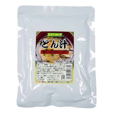 レトルト 総菜 豚汁（とん汁） 250ｇ 醤油味 具だくさん 長期１年保存 レトルトみそ汁　非常食・保存食 - 自然派ストア Sakura