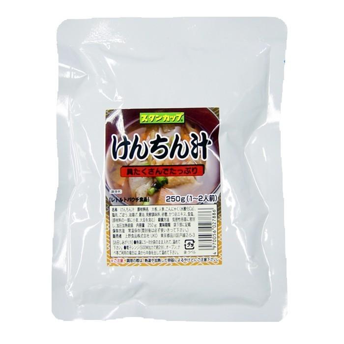 レトルト けんちん汁250ｇ 醤油味 具だくさん 長期１年保存 レトルトみそ汁　非常食・保存食 - 自然派ストア Sakura