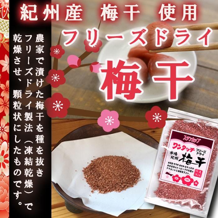 ワンタッチ梅干38g 無添加 紀州産 フリーズドライふりかけ – 自然派