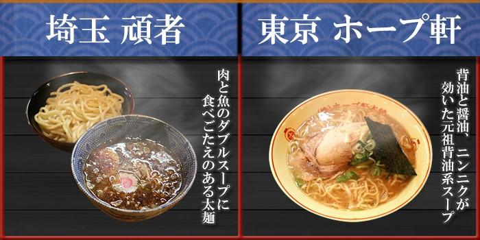 関東ラーメン 6店舗26食セット（吉村家、侍、万里、せたが屋、頑者