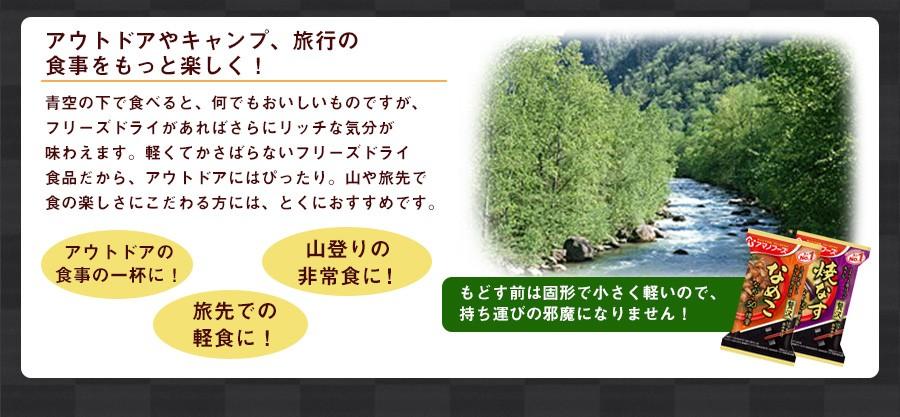 フリーズドライ お味噌汁 贅沢 焼きなす アマノフーズ いつもの