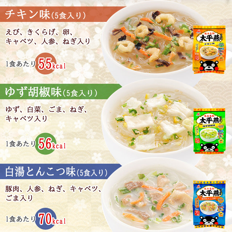 春雨 スープ 太平燕 3種類 計45食セット たいぴーえん イケダ食品 ご