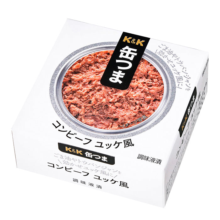 缶詰 コンビーフ ユッケ風 80ｇ 缶つま