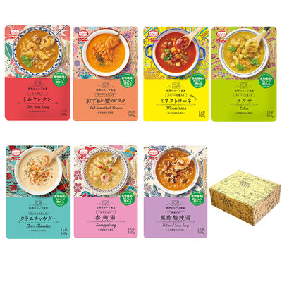 (ギフトボックス)世界のスープ7種14個セット